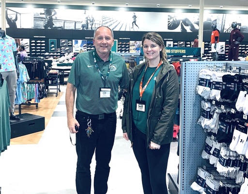 Michael McCollum, Store Manager and Kristyn Whitfield, Operations Manager